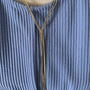 3 for 20$Vintage Long necklace with golden chain